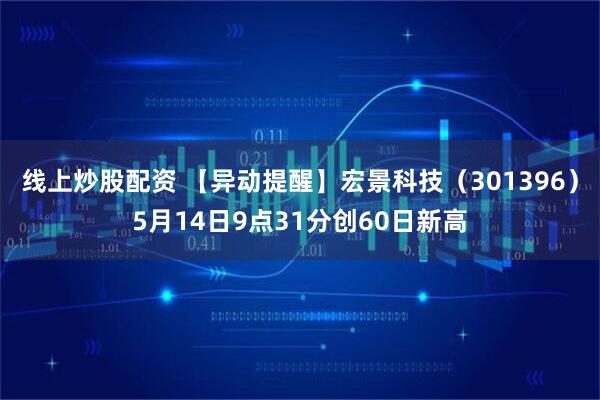 线上炒股配资 【异动提醒】宏景科技（301396）5月14日9点31分创60日新高