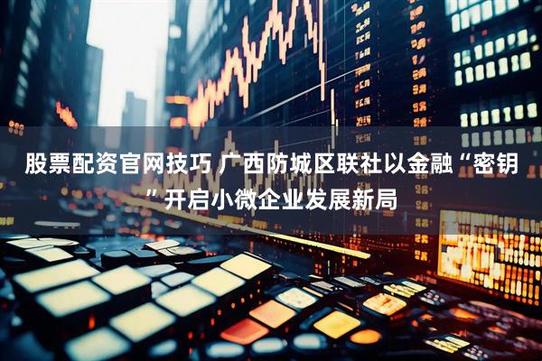 股票配资官网技巧 广西防城区联社以金融“密钥”开启小微企业发展新局