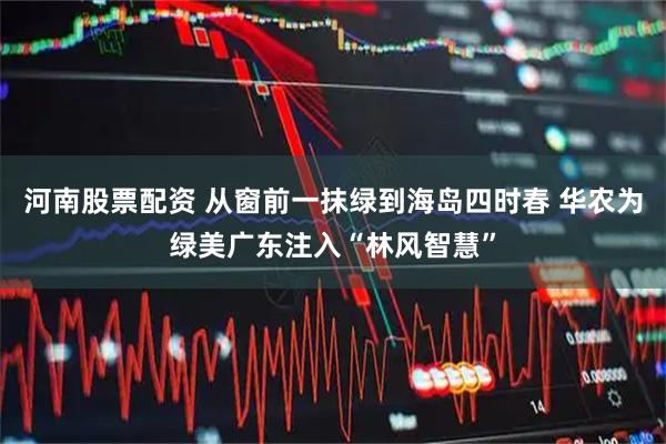 河南股票配资 从窗前一抹绿到海岛四时春 华农为绿美广东注入“林风智慧”